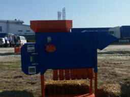 Aerodynamic grain separator