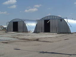 Bezrámové hangáry tovární výroby kompletní dodávky - Dnipro, Ukrajina.