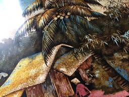 Malba na dřevě Vietnam 1935