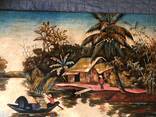 Malba na dřevě Vietnam 1935 - photo 2