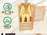 Mini sauna pro domácnost, přenosná sauna, sauna na balkon bytu - photo 6