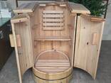 Mini sauna, fyto sud, miniaturní sauna, domácí saunový sud, vnitřní saunová kabina - photo 1
