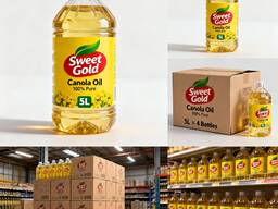 Canola Oil 100% Pure Refined Edible Oil for Cooking and Frying