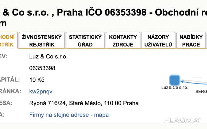 Продам компанию sro в Праге