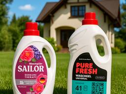 PURE FRESH – Prací gel a aviváž 4L | Výrobce z Polska | Export | Private Label