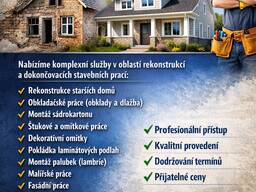 STAVEBNÍ A REKONSTRUKČNÍ PRÁCE