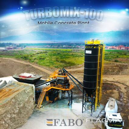 Mobilní betonárna TURBOMIX-100