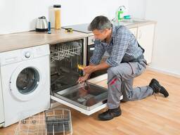 Установка, подключение посудомоечной машины